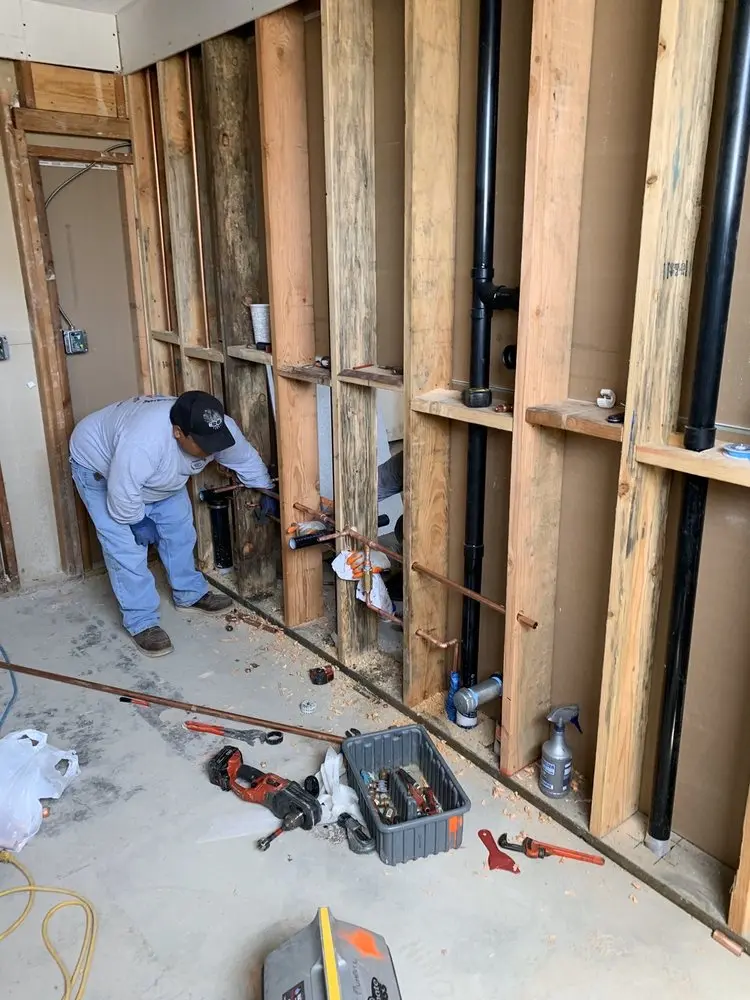 Commercial rough-in plumbing for Trenchless Sewer Repair in East Westwood